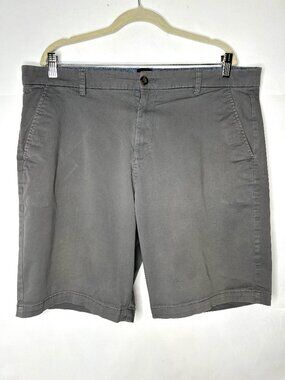Gap Men's Shorts sz 40 Dark Khaki Cotton Blend Button Waist w/ Pockets
